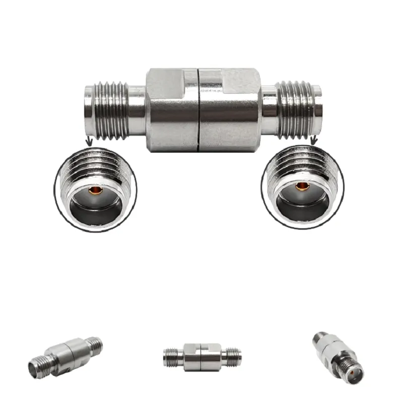 Directly SMA Female to Sma Female Jack Stainless Steel Rf Coaxial Adaptor Adapter (rf) Coax ROHS in Stock Connector