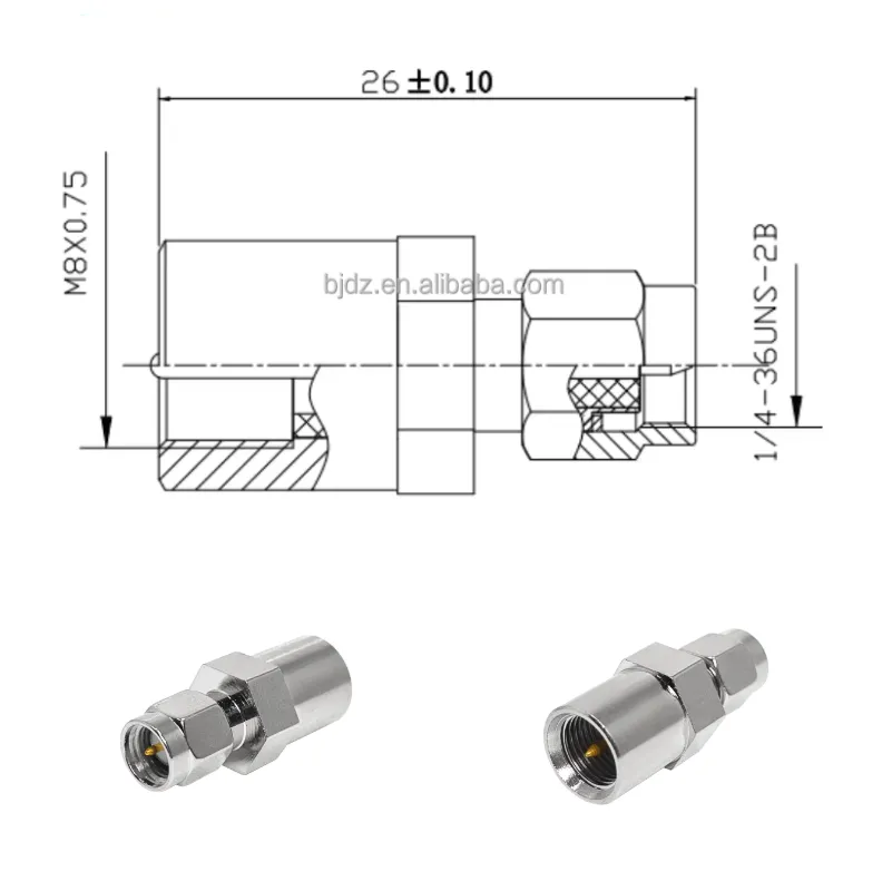 Directly Sma Male to FME Male Plug  Rf Coaxial Connector Coax Adapter Adaptor in Stock ROHS