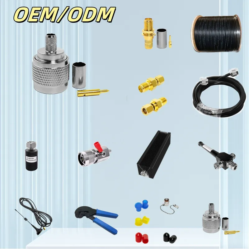 Smc Male Plug to Sma Female Jack Rf Connector Adapter