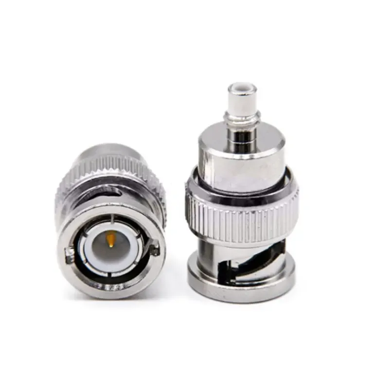 Nickel Plated Bnc to SMC Male Direct RF Adapter Connector