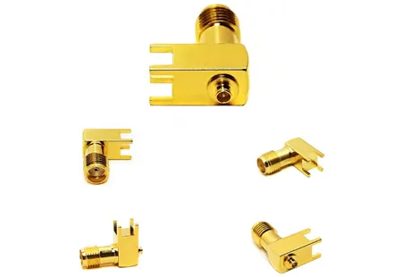 RF Convertor Adapter SMA Female right angle 90 degree to UFL U.FL Male for PCB terminal mount Connector Radio GPS Antenna Base