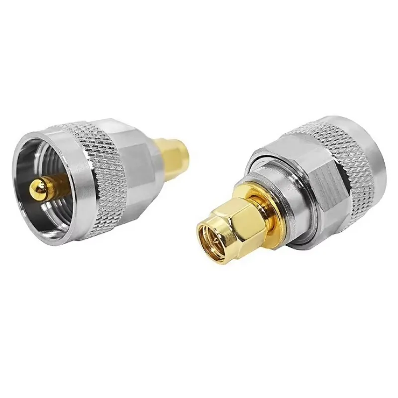 SL16 UHF Male M Type Male Plug to Sma Male Jack SMA UHF Pl259 So239 RF Connector RF Coaxial Adapter
