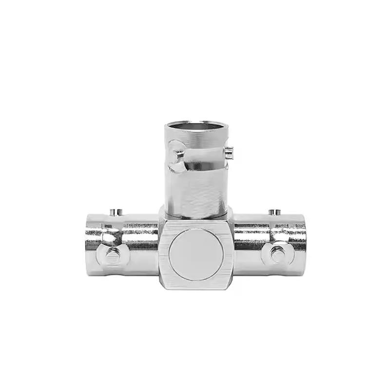 Rf BNC TRB Triax Coaxial Connector BNC Female Jack Three Coaxial T Type Triaxial Adapter