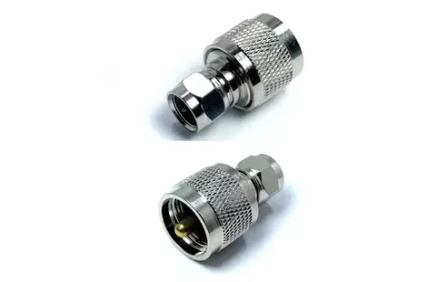 Brass Material UHF PL259 Male Plug to F Male Plug RF Coax Coaxial Adapter Converter Connectors in Stock