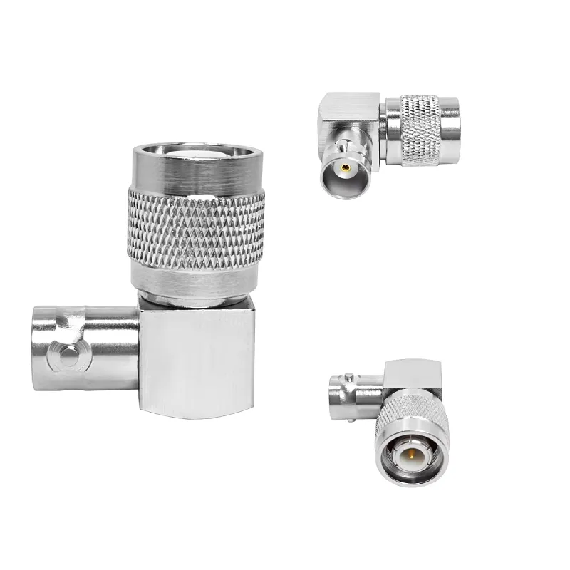 Directly Adaptor Tnc Male Plug to Bnc Female Jack Right Angle 90 Degree RA Elbow Rf Coaxial Coax Connector Coax Adapter