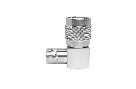 TNC Male to BNC Female 90 Degree Right Angle L Shape Rf Adapter Connector