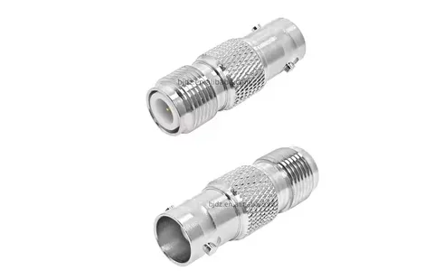 RF Adapter Tnc Female Jack to Bnc Female Brass Copper Rf Coaxial Connector Coax (rf) Adaptor Rohs in Stock