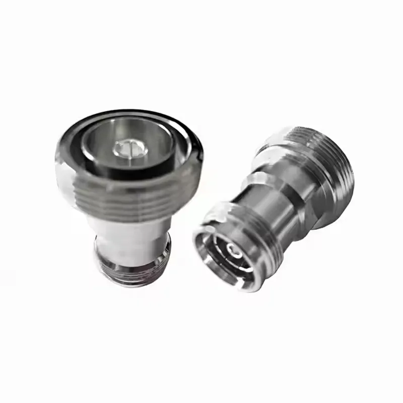 RF Adapter Converter Connectors 4.3-10 4.3/10 Mini Din Female Jack to Din 7/16 Female Jack Straight Connector Adaptor