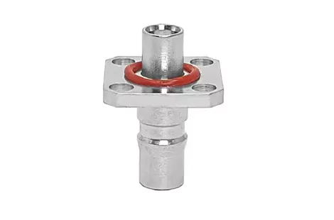 RF Coaxial Adapter QMA to MCX Adaptor QMA Female Jack to MCX Female Jack 4 Hole Flange Panel Mount Straight Connectors