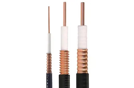Corrugated Feeder Cable 1/4'' 3/8'' 1/2'' Superflexible Corrugated Coaxial Cable Low VSWR Heliax 50 Ohm Andrew Cable