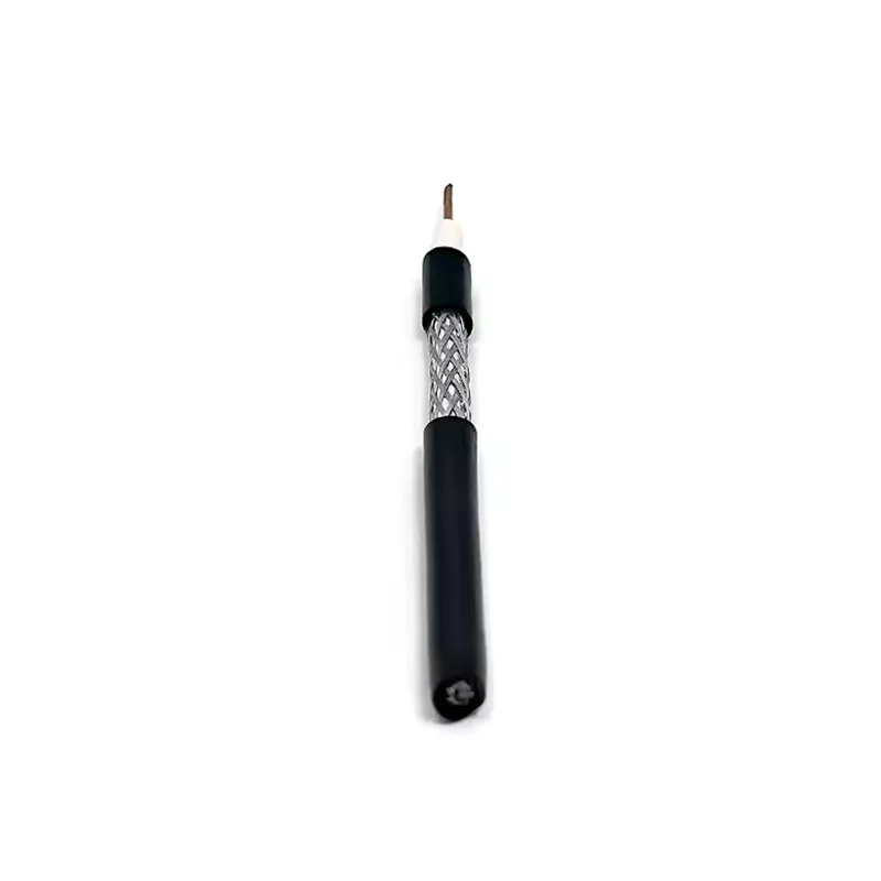 Low Loss 50 Ohms LMR200 RF Coaxial Cable LMR Coaxial Cable in Stock ROHS Brass