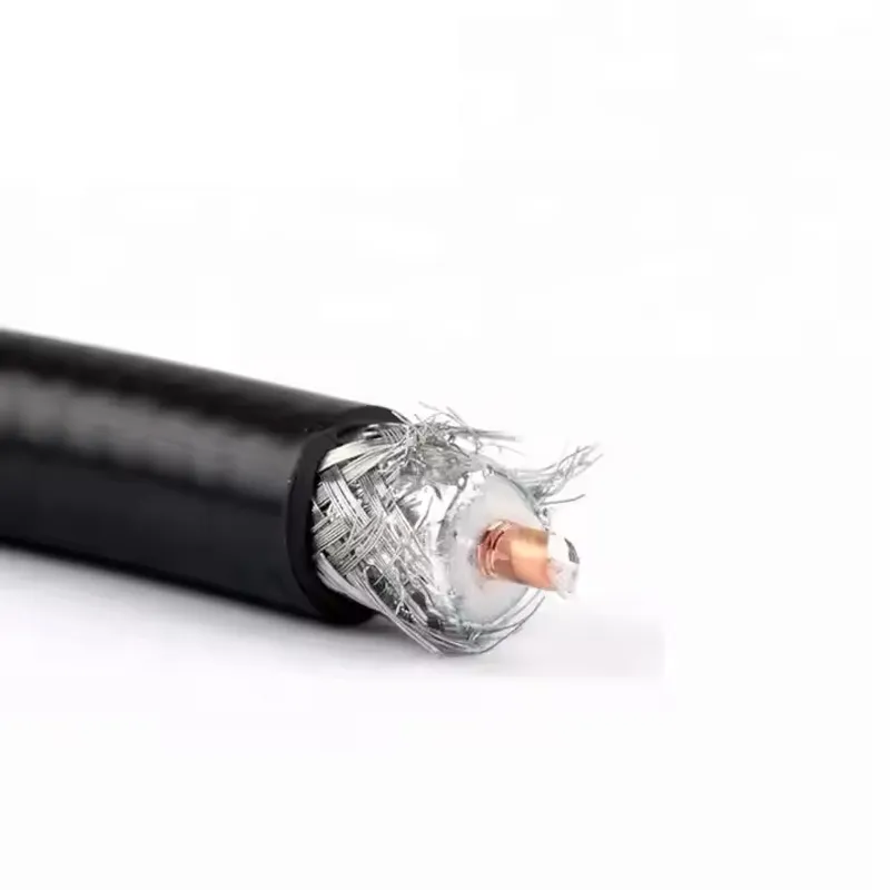 Low LMR240 Low Loss Flexible 240 Cable Double Shielded with Black PVC Jacket H155 Cable in Stock Rohs