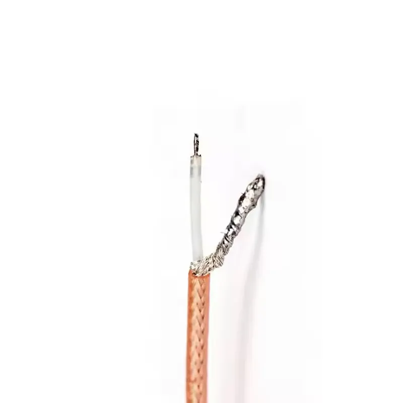 RFVOTON RG178 Semi-Flexible Coaxial RF Communication Cable 50 Ohms FEP Jacket