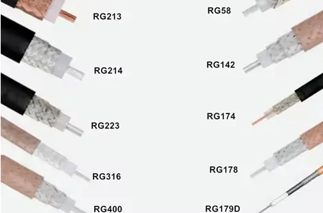 RG402 RG405 RG400 RG141 RG8 RG174 RG213 RG214 RG58 LMR240 LMR400 LMR195 LMR200 RG59 RG142 5D-FB LMR Coaxial Cable