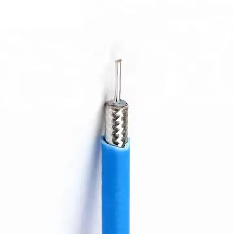 Low PIM Blue 50 5 Cable Semi Flexible Pigtail 50 Ohm High Frequency Test Semi Flex RG401 RG402 RG405 RF Coax Cable