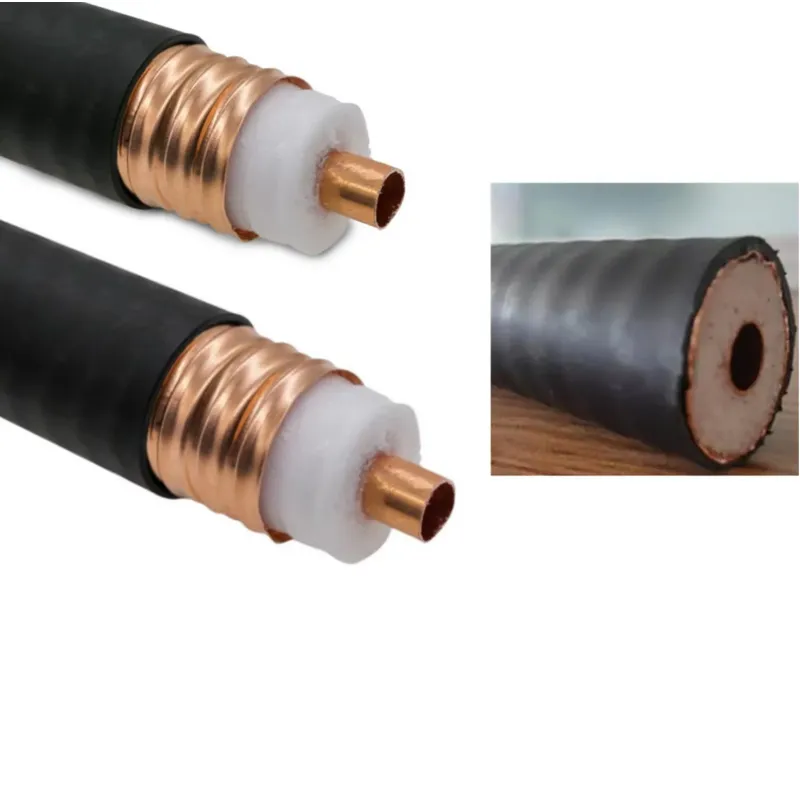 Heliax AVA6-50 Foam Cable Coaxial Cable 1-1/4'' RF Coaxial Feeder Cable corrugated copper 1-1/4 in