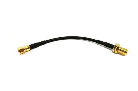 10cm SMC Type Female Jack to SMA Female for RG174 Cable Assembly