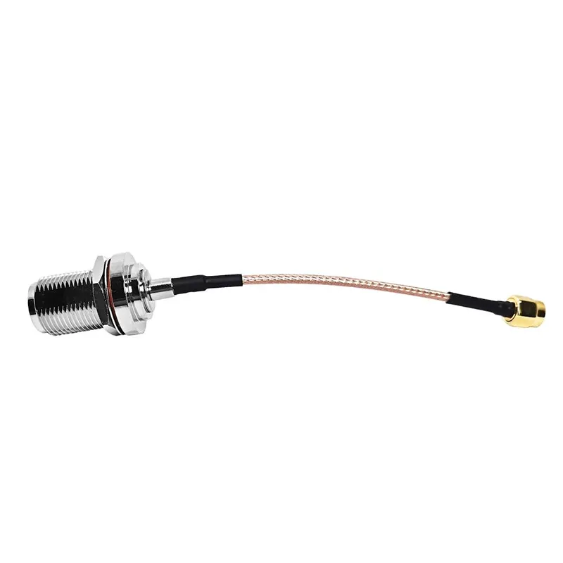 5 Inches N Type Female Jack to SMA Male for RG142 Cable Assembly
