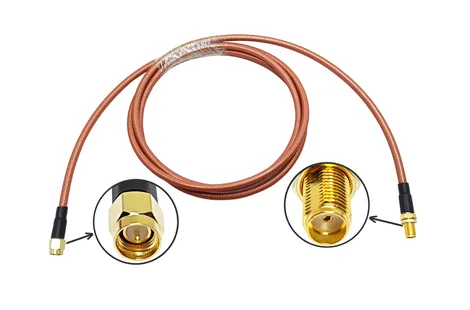 SMA Male Plug to SMA Female for RG178 Pigtail Jumper Cable Assembly