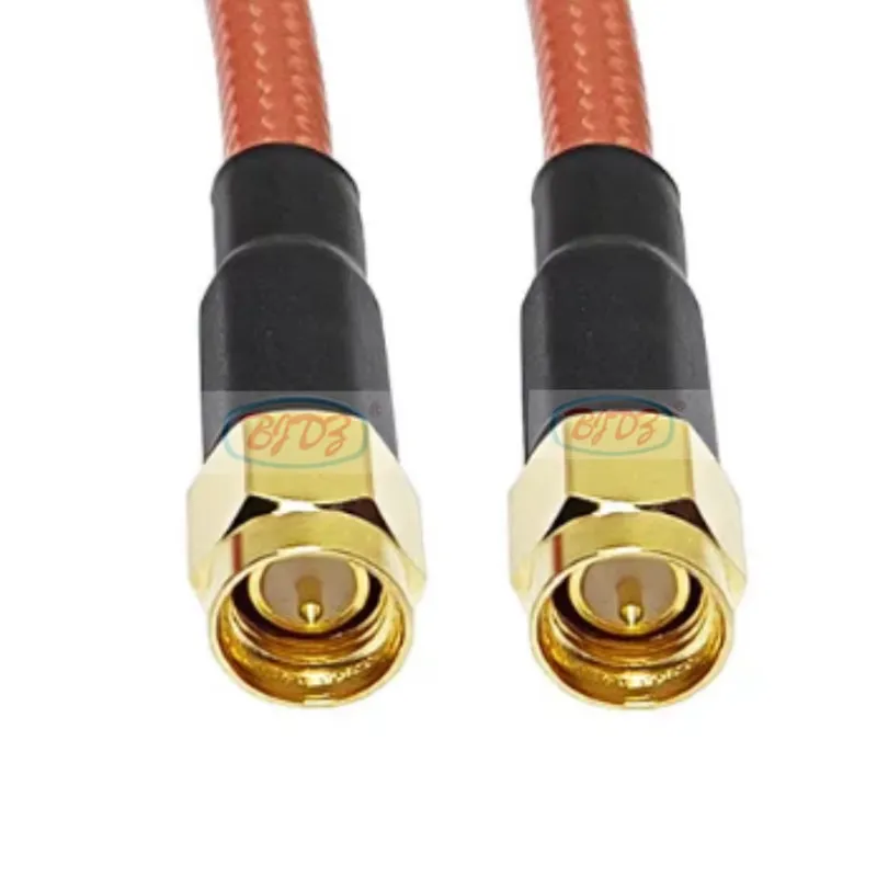 SMA Male Plug to SMA Male for RG142 Cable Assembly
