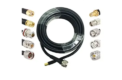 N UHF Sma Bnc Tnc QMA DIN Female Male SMB Rg316 Rg174 Rg223 Rg58 LMR240 LMR400 1/2 Jumper Cable Assembly