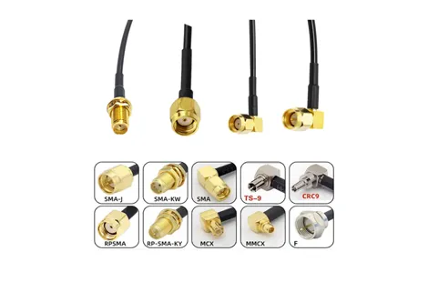 SMA Male Plug To TNC BNC MCX MMCX SMB SMC N Type UHF CRC9 TS9 F Male Female for RG174 RF Antenna Extension Coax Cable