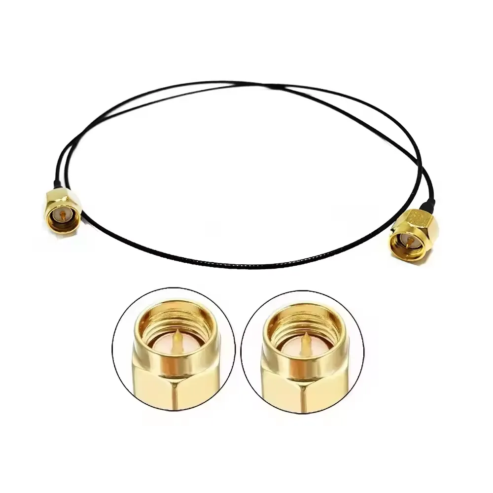 SMA SMB BNC TNC MMCX Fraka coaxial connector for mini coax Jumper cable 1.13mm 1.13 RF cable Coaxial assembly