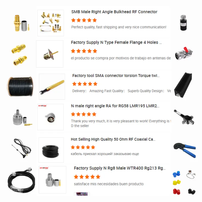 RG316 RF Jumper Cable SMB Female Jack to SMB Female Adapter Extension Pigtail Antenna Cable Assembly