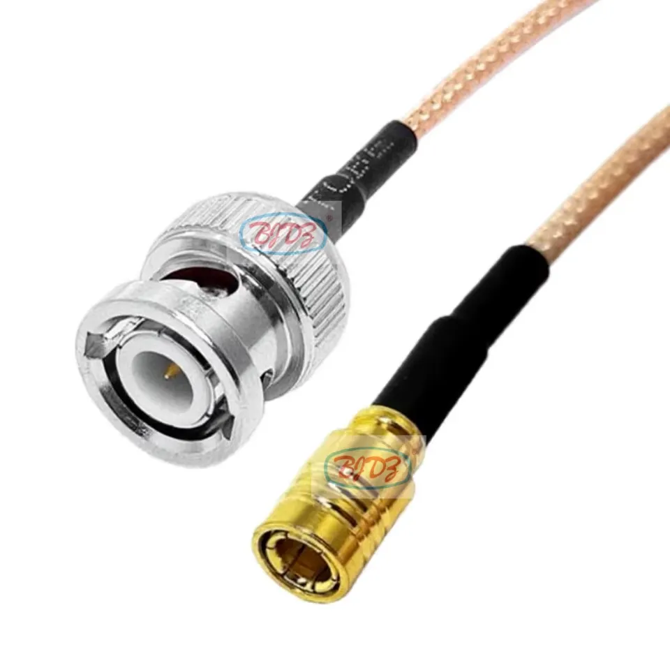 Assurance BNC Male Plug to SMB Female Jack Low Loss RG316 RG-316 Pigtail Jumper Cable Assembly