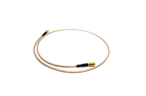 RF Coaxial Cable Assembly SMB Type Female Jack Bulkhead Waterproof to UFL for 1.37 Extension Pigtail Jumper 21cm Length