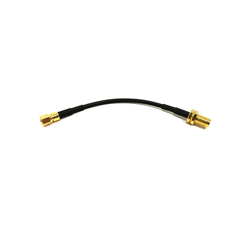 10cm SMC Type Female Jack to SMA Female for RG174 Cable Assembly