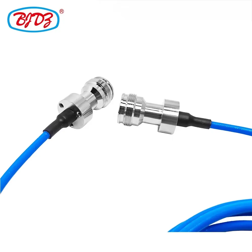 4.3-10 Mini DIN Female Jack to 4.3/10 L20 Mini DIN Female Jack for RG402 RG-402 RG141 RG-141 RF Coaxial Cables Assembly