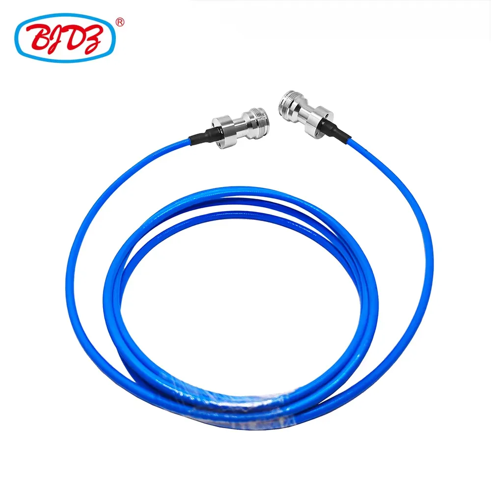 4.3-10 Mini DIN Female Jack to 4.3/10 L20 Mini DIN Female Jack for RG402 RG-402 RG141 RG-141 RF Coaxial Cables Assembly