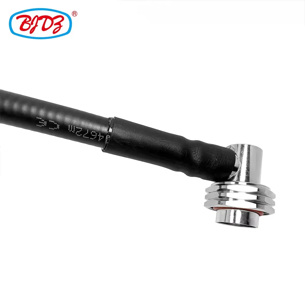 4.3/10 Mini Din Male Plug to 7/16 Din Male 90 Degree Plug 1/2'' Supersoft Rf Coaxial Pigtail Extension Cable