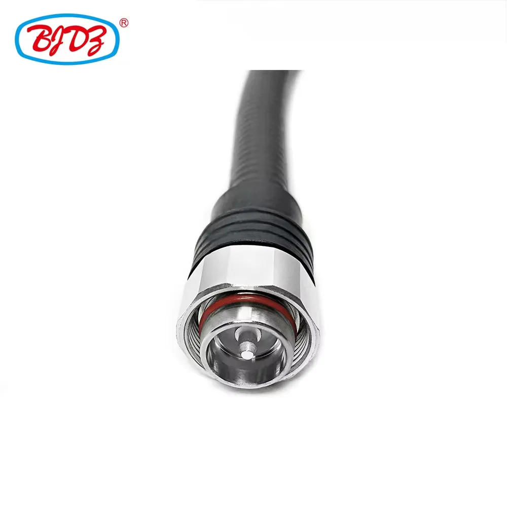 Mini Din Male 4.3/10 Plug Superflexible 1/2'' Copper Jumper Cable Assembly 4.3-10 Mini DIN Male 1/2 1/2'' Flexible