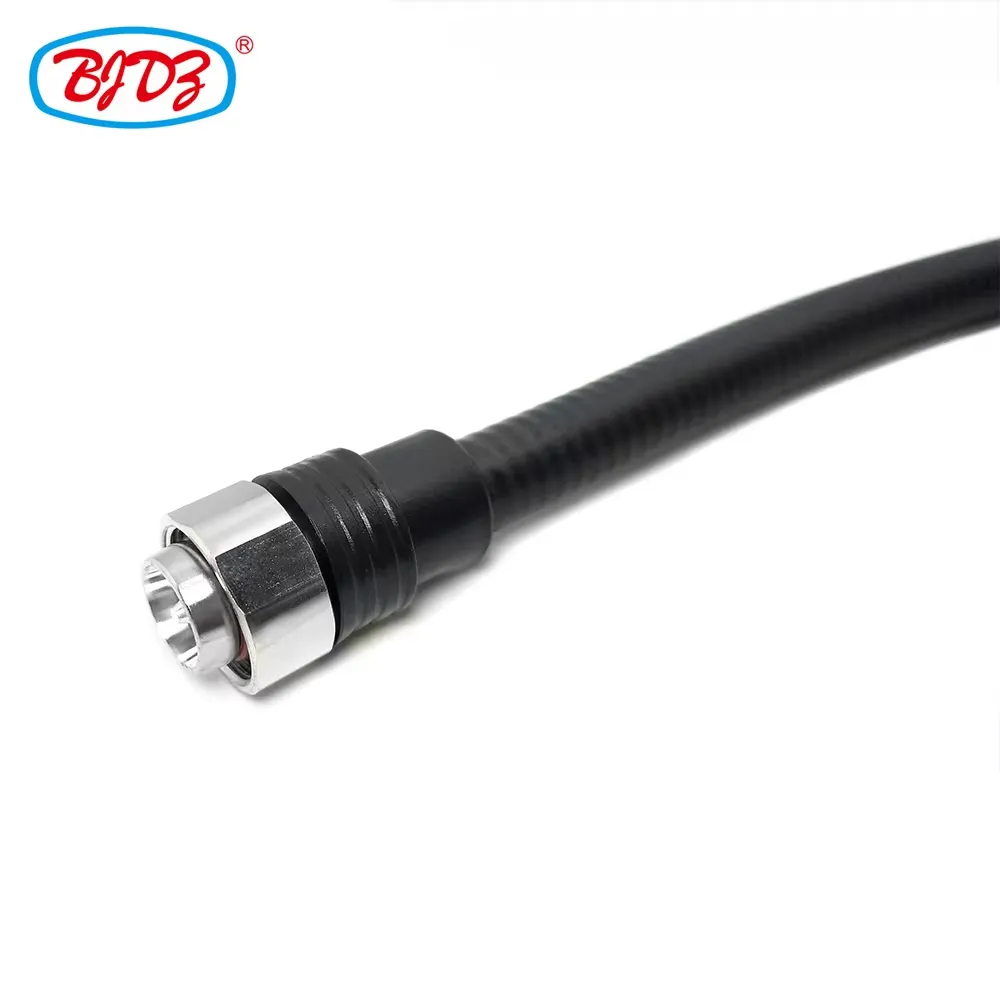 Mini Din Male 4.3/10 Plug Superflexible 1/2'' Copper Jumper Cable Assembly 4.3-10 Mini DIN Male 1/2 1/2'' Flexible