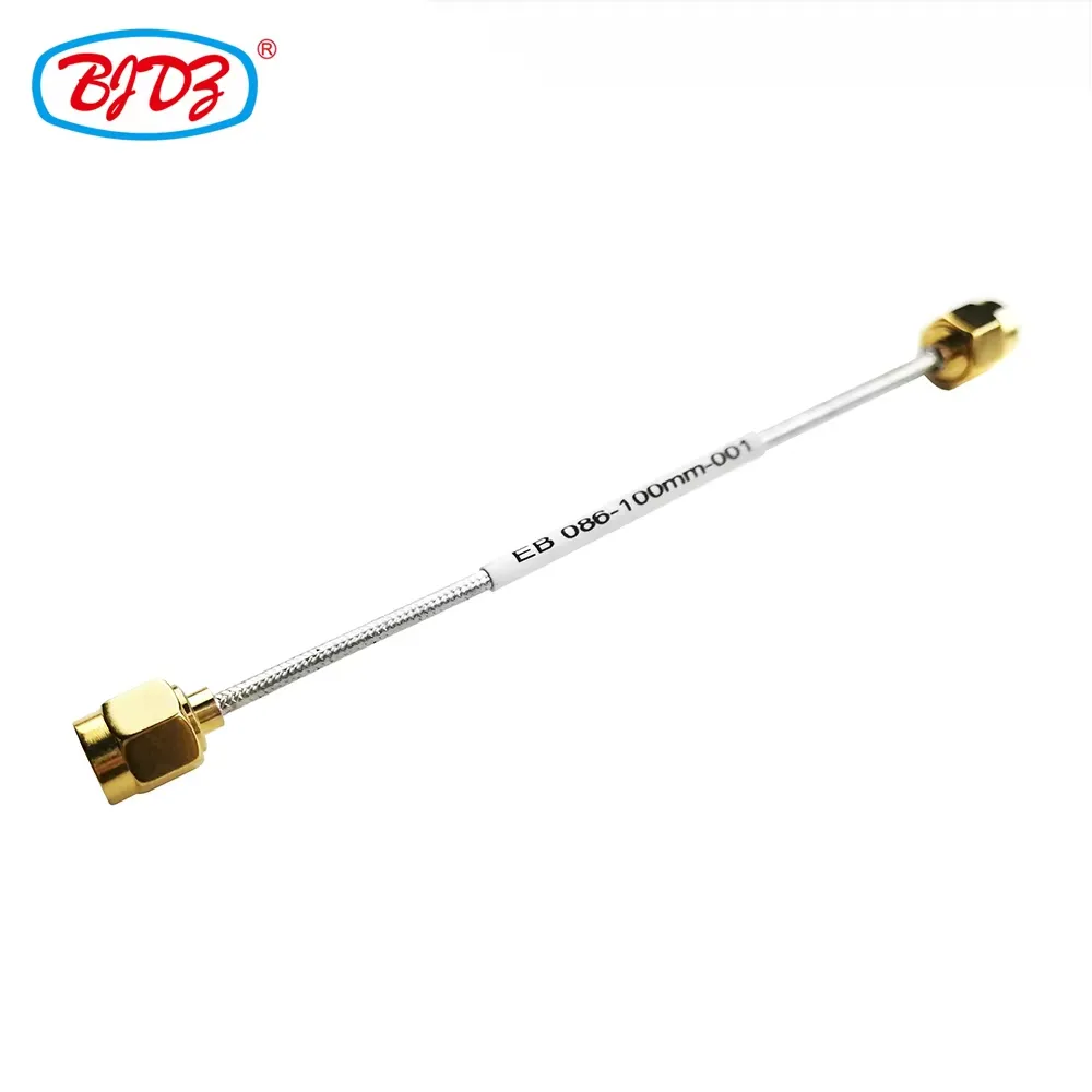 N SMA/BNC/TNC/ 7/16 DIN 4.3/10 Mini DIN Flange Connector Male Female Plug for RG402 RG405 Semi Rigid Cable