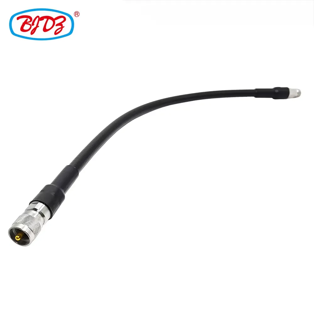 N Type UHF SO-239 PL259/4.3-10 MINI DIN/7/16 DIN Male Plug Female Jack 90 Degree for 1/2'' Superflexible Cable Assembly