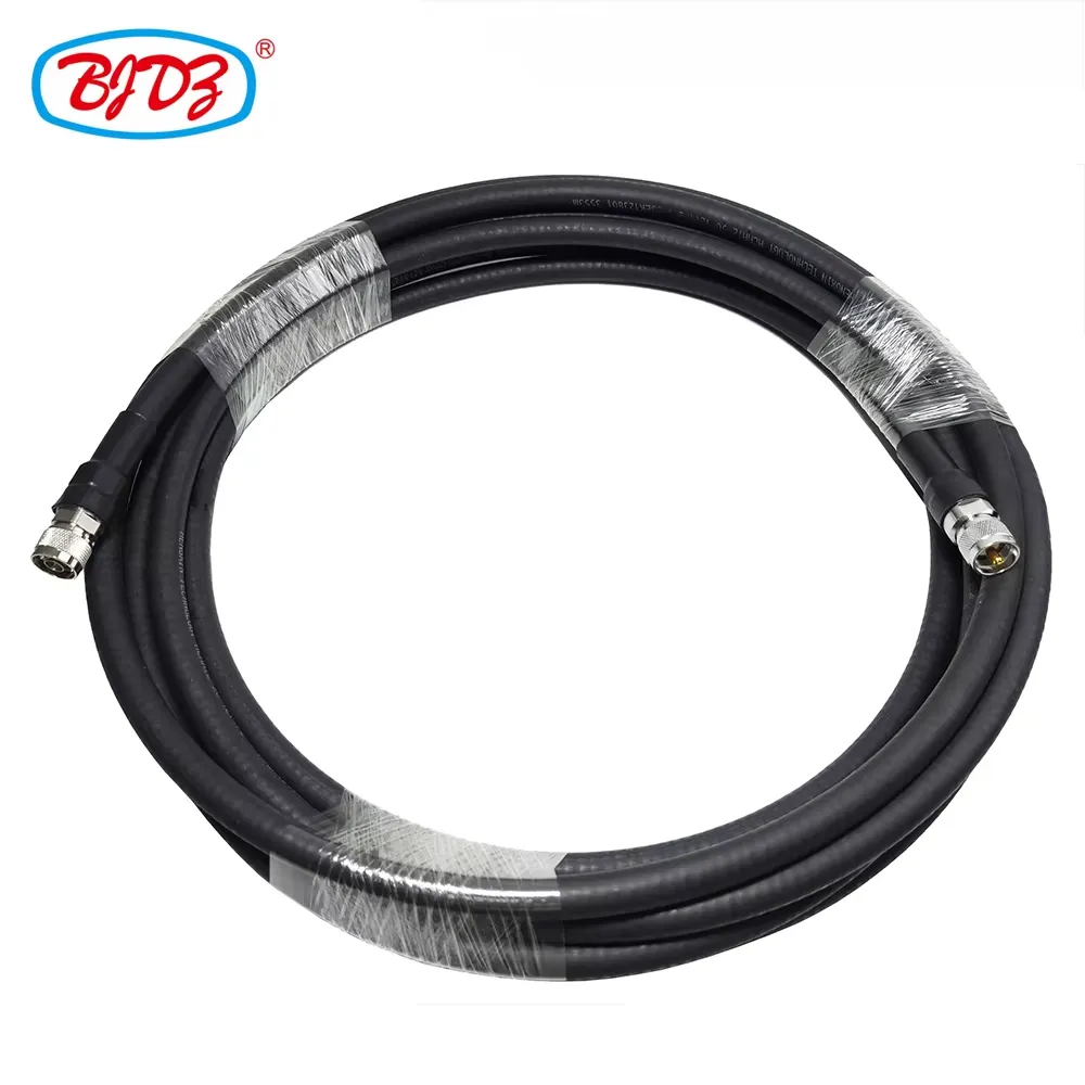 N Type UHF SO-239 PL259/4.3-10 MINI DIN/7/16 DIN Male Plug Female Jack 90 Degree for 1/2'' Superflexible Cable Assembly