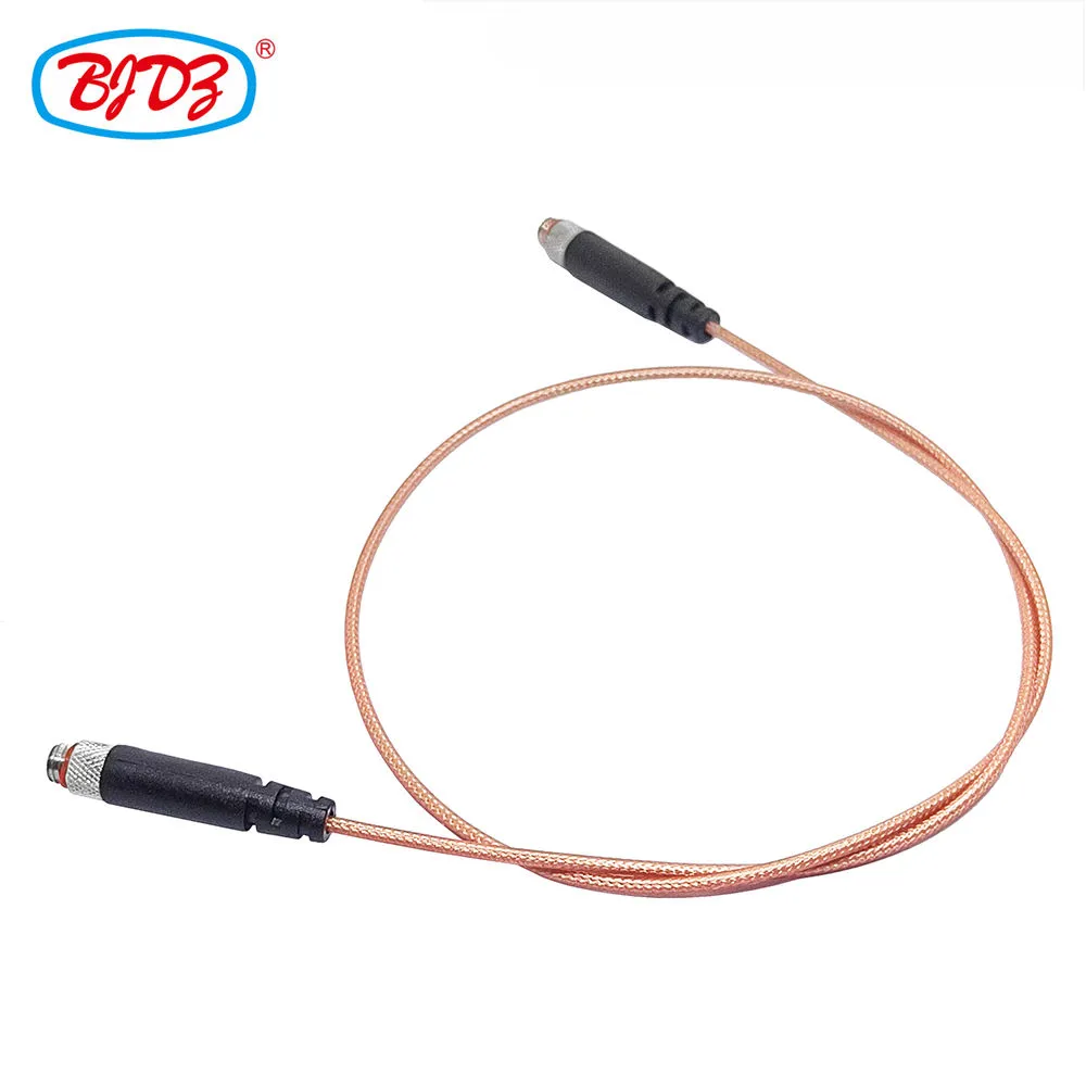 Microdot UNF M5 Male 10 32 Female to 10-32 Female Jack RF Coaxial Connector Using RG178 Pigtail Extension Cable