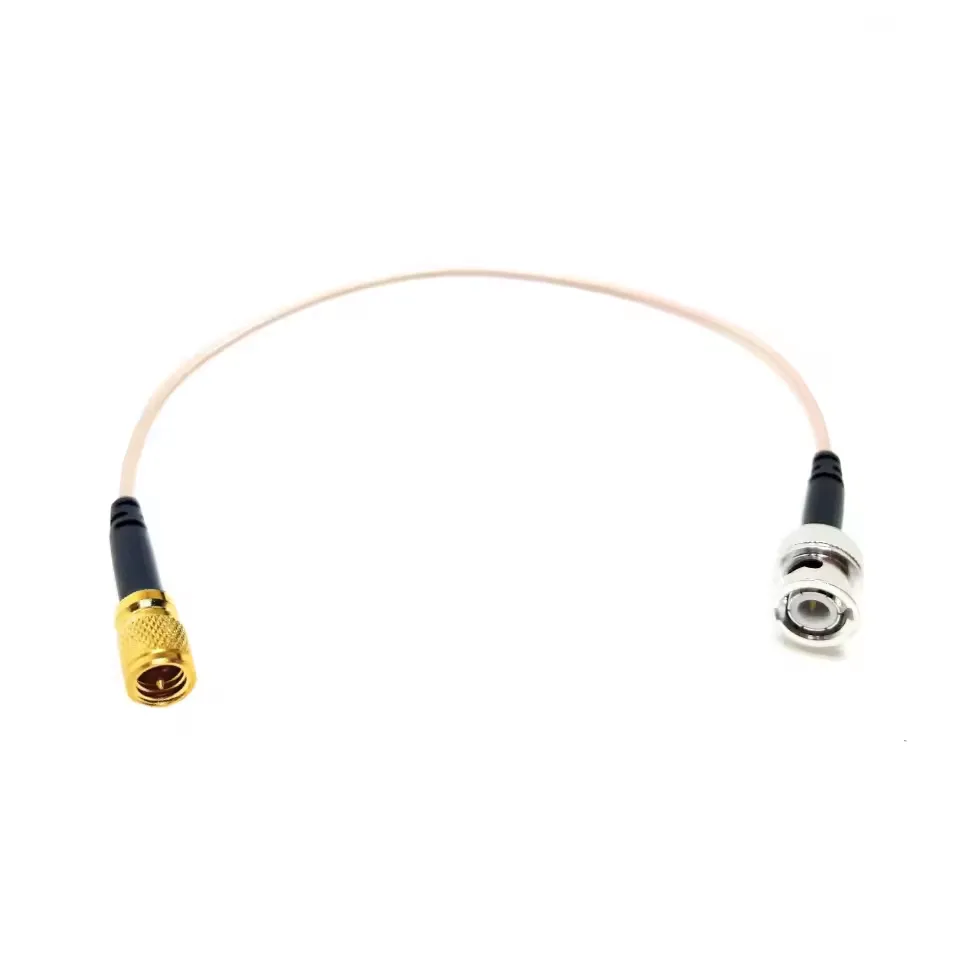 BNC Male to 10-32 Microdot M5 Cable for Ultrasonic NDT Flaw Detector TOFD RG178 RF Pigtail Coaxial Cable Assembly