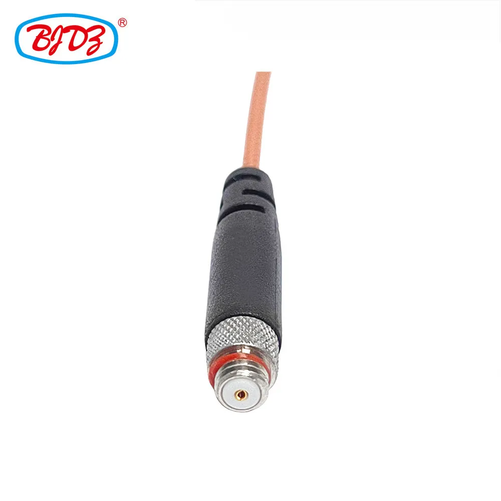 Microdot UNF M5 Male 10 32 Female to 10-32 Female Jack RF Coaxial Connector Using RG178 Pigtail Extension Cable