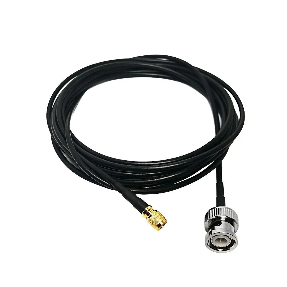 RF Cable Assembly Coaxial Connector BNC Male to 10-32 M5 Microdot UNF Male with RG174 Jumper Cable Assembly