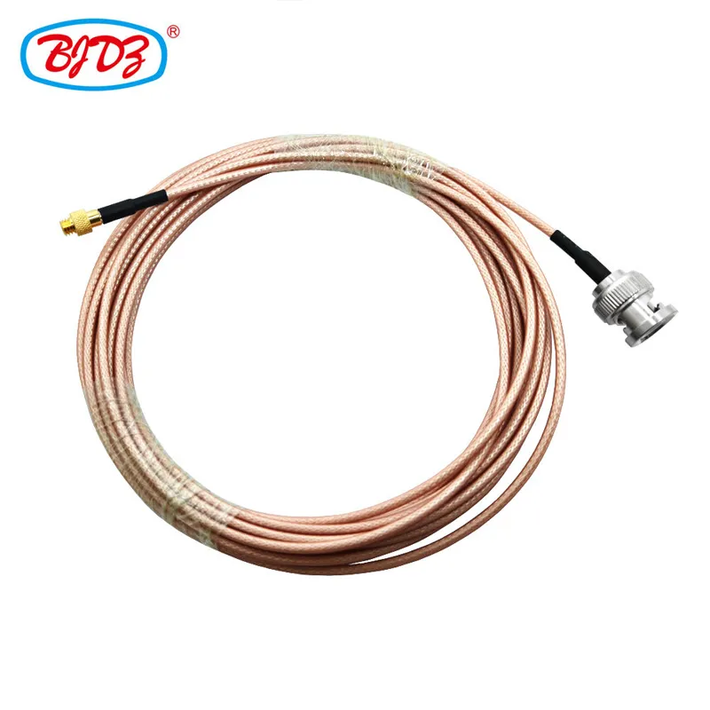 Manufacturer 10-32 UNF Female Jack to BNC Male Plug with RG316 Pigtail Jumper Extension Cable Assembly OEM