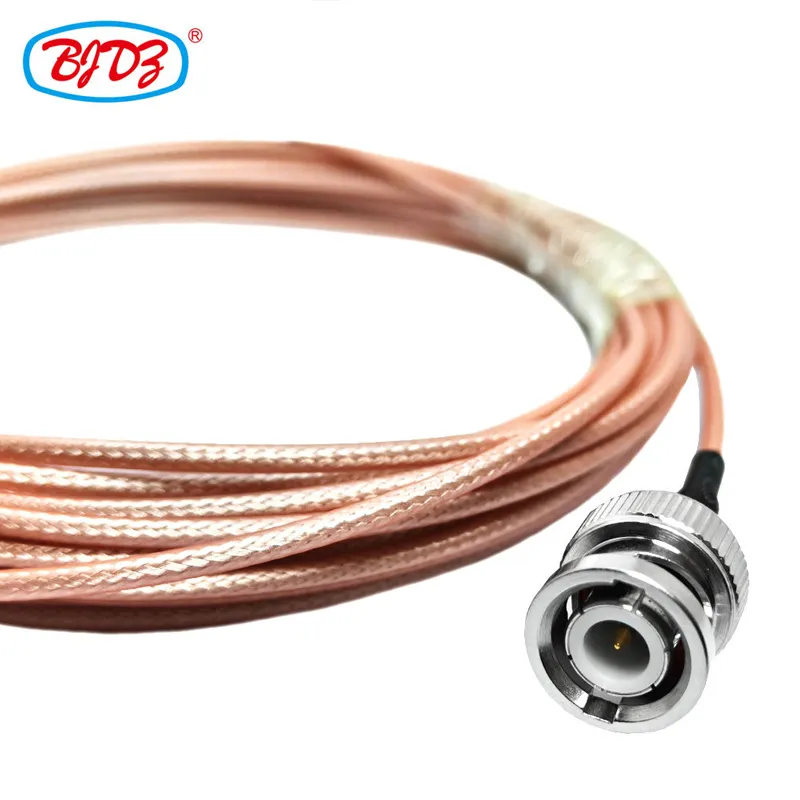 Manufacturer 10-32 UNF Female Jack to BNC Male Plug with RG316 Pigtail Jumper Extension Cable Assembly OEM