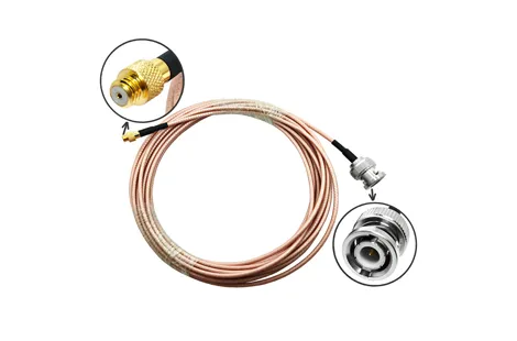 Manufacturer 10-32 UNF Female Jack to BNC Male Plug with RG316 Pigtail Jumper Extension Cable Assembly OEM