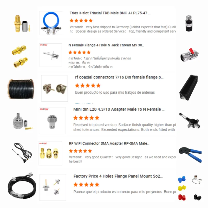 Factory BNC Male Plug to SMB Female Jack Low Loss RG316 Pigtail RF Jumper Extension Cable Assembly