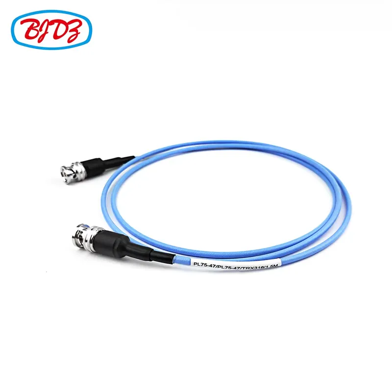 Cable Assembly BNC to BNC Male Three Triaxial Coaxial Connector with TRX316 Cable