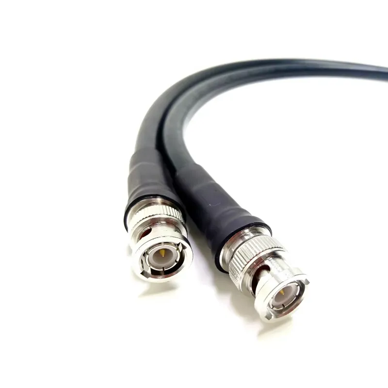 Factory Directly Customizable Wholesale BNC Male Plug to BNC Male Plug LMR-400 LMR400  RF Coax Coaxial Cable 50cm