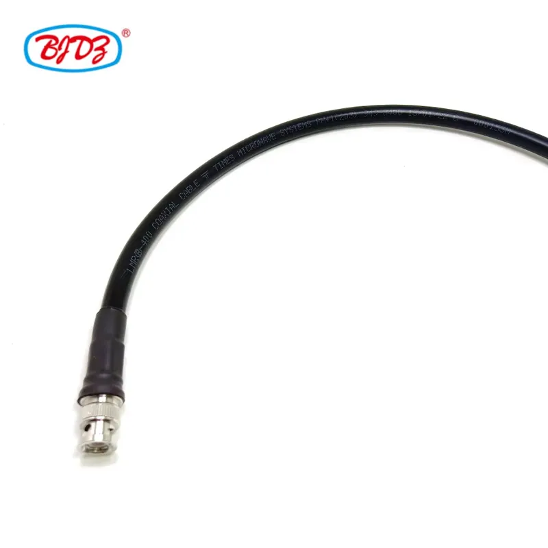 Factory Directly Customizable Wholesale BNC Male Plug to BNC Male Plug LMR-400 LMR400  RF Coax Coaxial Cable 50cm